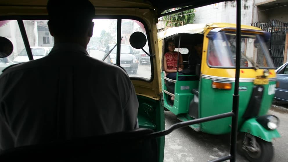  Indien, New Delhi, taxi,