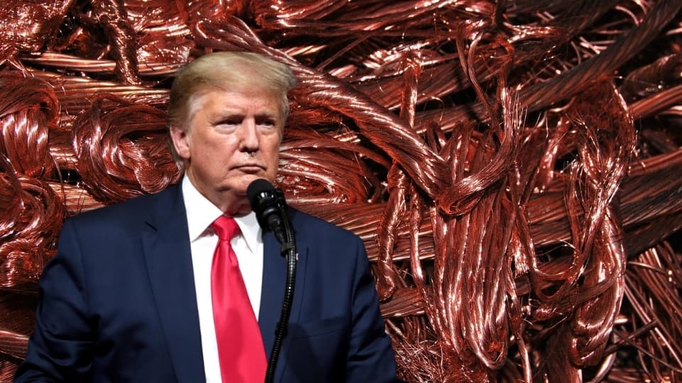 Donald Trump annonserar tullar mot koppar. Foto: Gage Skidmore/Placera