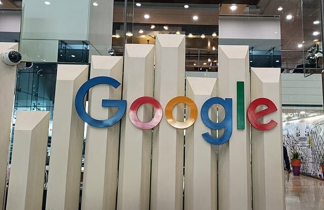 Google Logo At Head Office Kondapur Hyderabad