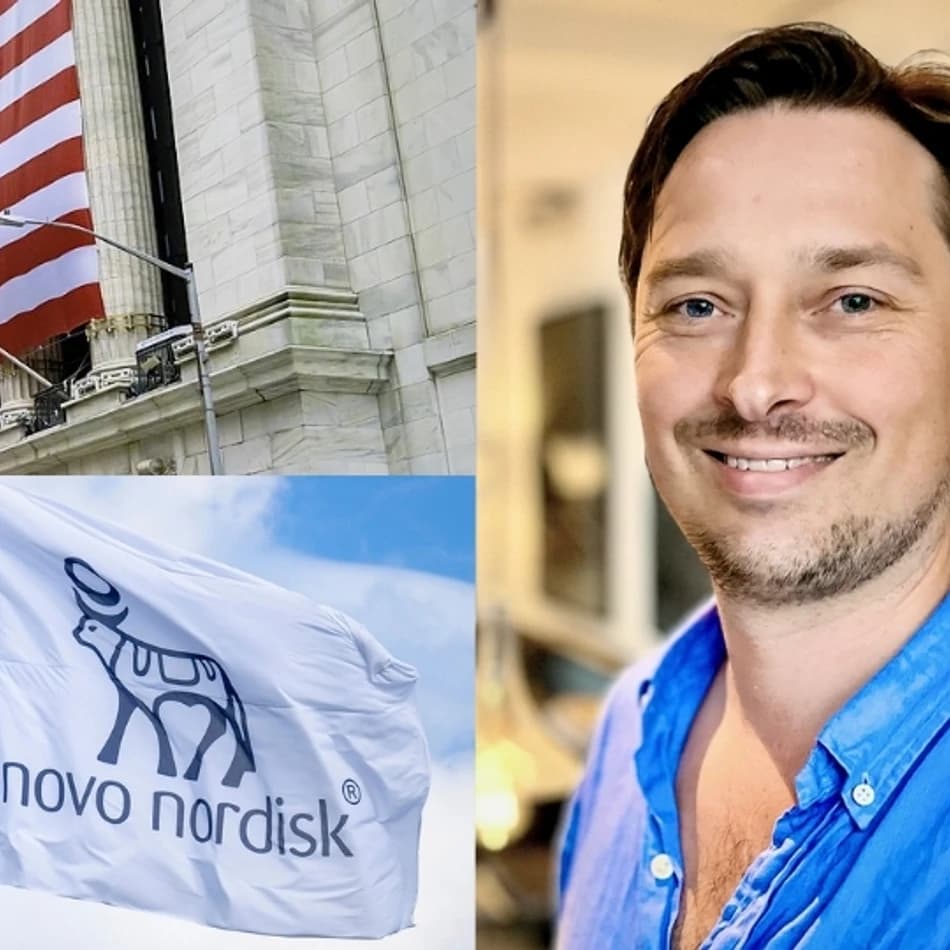 Kristofer Barrett om USA-börserna, och raset i Novo Nordisk. Foto: Åsa Swee/Novo/Billie Grace Ward