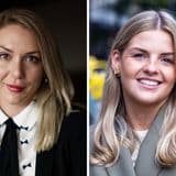 Nordnets sparekonom Frida Bratt och Avanzas privatekonom Felicia Schön