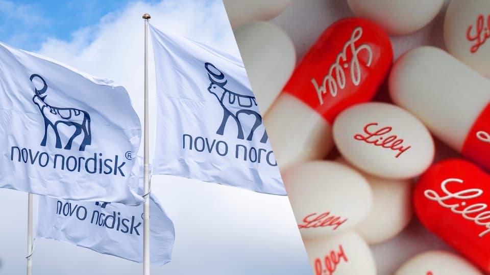 Konkurrenterna Novo Nordisk och Eli Lilly