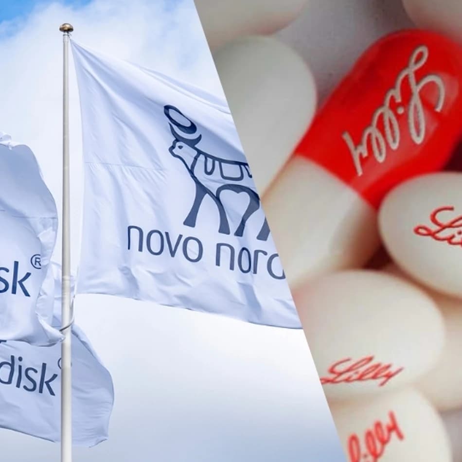 Konkurrenterna Novo Nordisk och Eli Lilly