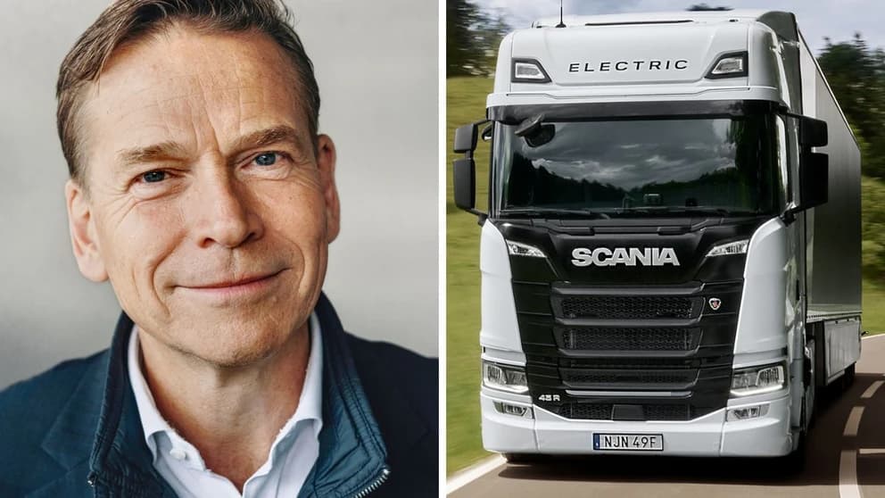 Christian Levin är VD på Traton, där bland annat Scania ingår