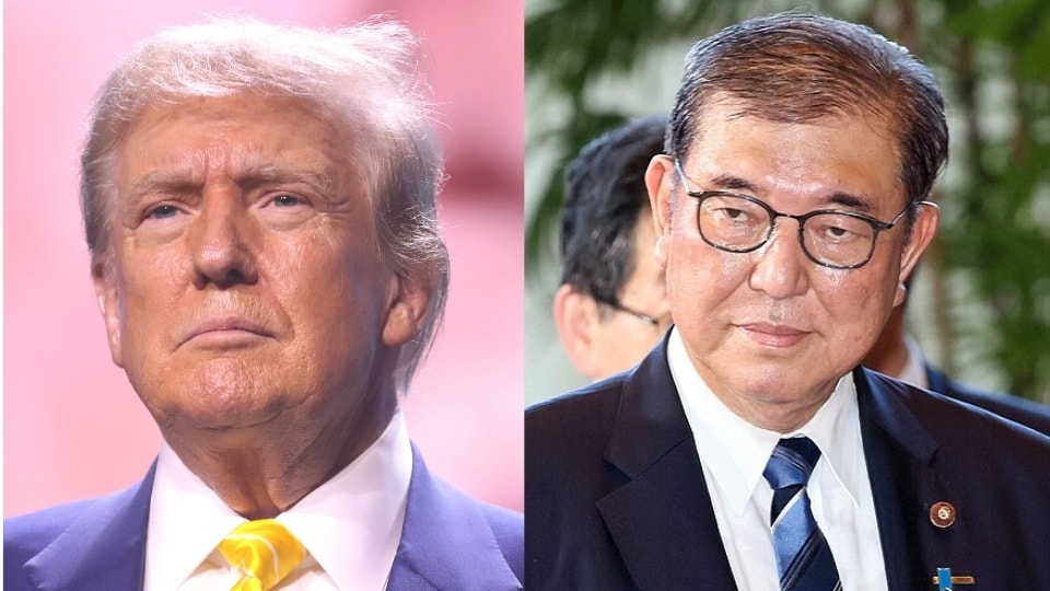 USA:s president Donald Trump och Japans premiärminister Shigeru Ishiba. Foto: Wikimedia Commons/Prime Minister's Office in Japan