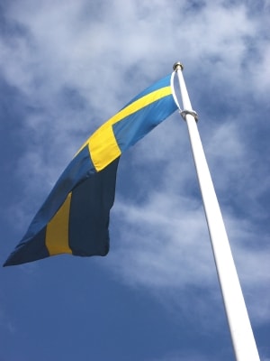 placera-Genrebilder gamla-Flaggor-Sverige.JPG