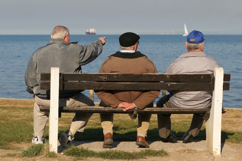 placera-Genrebilder gamla-Pension�r - i 3 gubbar.jpg